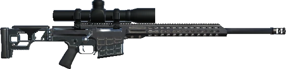 In-game Barrett MRAD weapon model.