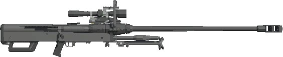 In-game Denel NTW-20 weapon model.