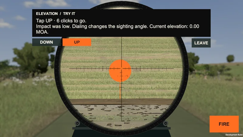 A hands-on elevation lesson in Range School.