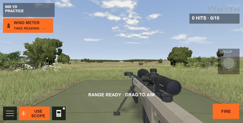 The Barrett M82A1 on the firing line in 600-yard Practice.
